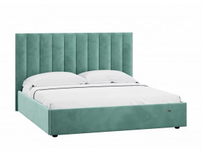 Кровать 1400 Ингрид 312 Велюр Ультра Минт в Нефтеюганске - nefteyugansk.mebel-tymen.ru | фото