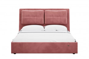 Кровать 1600 Эстер 311 Велюр Ультра коралл в Нефтеюганске - nefteyugansk.mebel-tymen.ru | фото