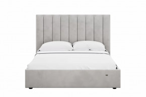 Кровать 1600 Ингрид 312 Велюр Ультра Смог в Нефтеюганске - nefteyugansk.mebel-tymen.ru | фото