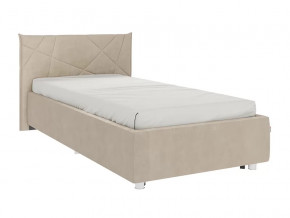 Кровать (каркас) Бест 90х200 см капучино (велюр) в Нефтеюганске - nefteyugansk.mebel-tymen.ru | фото