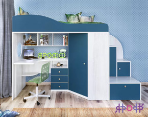 Кровать-чердак Кадет-1 Ярофф в Нефтеюганске - nefteyugansk.mebel-tymen.ru | фото