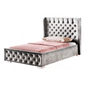 Кровать Франческа 1,2м под подъемный механизм Графит в Нефтеюганске - nefteyugansk.mebel-tymen.ru | фото