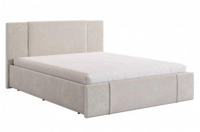 Кровать (каркас) Хлоя 160х200 см крем (велюр) в Нефтеюганске - nefteyugansk.mebel-tymen.ru | фото
