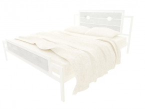 Кровать Инесса Plus белая в Нефтеюганске - nefteyugansk.mebel-tymen.ru | фото