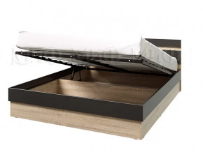 Кровать Ким с ПМ 1400 Графит софт, сонома в Нефтеюганске - nefteyugansk.mebel-tymen.ru | фото