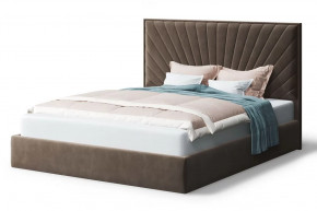 Кровать Леона, 2000*1200 мм, коричневый в Нефтеюганске - nefteyugansk.mebel-tymen.ru | фото