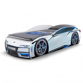 Кровать-машина Little Kiddy с объемным бампером в Нефтеюганске - nefteyugansk.mebel-tymen.ru | фото