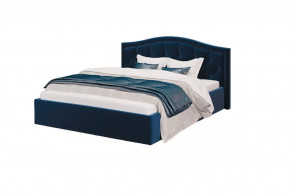 Кровать Стелла, 1400*2000 мм, велюр NEO 27, синий в Нефтеюганске - nefteyugansk.mebel-tymen.ru | фото