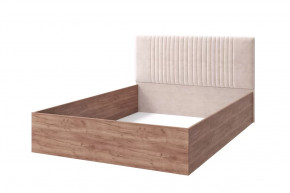 Кровать Тоскана, 1600*2000 мм, дуб табачный, ткань Модус 02 в Нефтеюганске - nefteyugansk.mebel-tymen.ru | фото