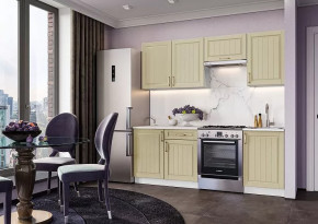 Кухня Лондон 2,1 м, белый/дуб крем в Нефтеюганске - nefteyugansk.mebel-tymen.ru | фото