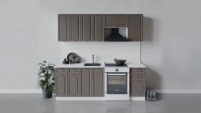 Кухонный гарнитур «Бьянка» длиной 220 см в Нефтеюганске - nefteyugansk.mebel-tymen.ru | фото