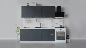 Кухонный гарнитур «Гранита» длиной 200 см в Нефтеюганске - nefteyugansk.mebel-tymen.ru | фото