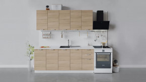 Кухонный гарнитур «Гранита» длиной 200 см в Нефтеюганске - nefteyugansk.mebel-tymen.ru | фото