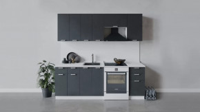 Кухонный гарнитур «Гранита» длиной 220 см в Нефтеюганске - nefteyugansk.mebel-tymen.ru | фото