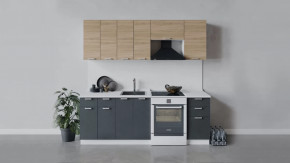 Кухонный гарнитур «Гранита» длиной 220 см в Нефтеюганске - nefteyugansk.mebel-tymen.ru | фото