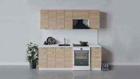 Кухонный гарнитур «Гранита» длиной 220 см в Нефтеюганске - nefteyugansk.mebel-tymen.ru | фото