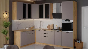 Кухонный гарнитур «Гренада» №16 Дуб Крафт золотой, Холст латте в Нефтеюганске - nefteyugansk.mebel-tymen.ru | фото