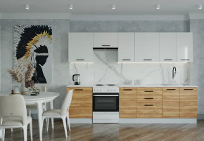 Кухонный гарнитур Лада-3000 столешница 38 мм в Нефтеюганске - nefteyugansk.mebel-tymen.ru | фото