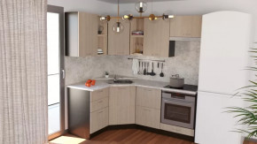 Кухонный гарнитур Надежда оптима 4 1400*2000 мм в Нефтеюганске - nefteyugansk.mebel-tymen.ru | фото