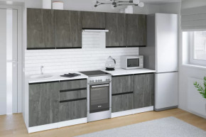 Кухонный гарнитур Ноктюрн мега 2500 мм в Нефтеюганске - nefteyugansk.mebel-tymen.ru | фото