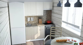 Кухонный гарнитур Ольга нормал 2 1500 мм в Нефтеюганске - nefteyugansk.mebel-tymen.ru | фото