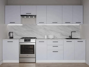 Кухонный гарнитур Смоки-3000 МДФ столешница 38 мм в Нефтеюганске - nefteyugansk.mebel-tymen.ru | фото