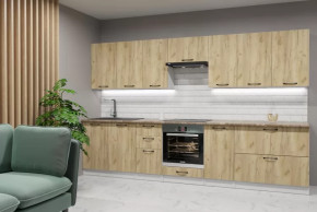 Кухонный гарнитур Янтарь 3000 мм в Нефтеюганске - nefteyugansk.mebel-tymen.ru | фото