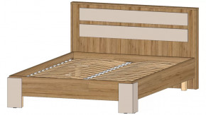 Ленора Кровать 1400 Дуб вотан/Кашемир в Нефтеюганске - nefteyugansk.mebel-tymen.ru | фото