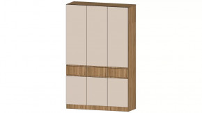 Ленора Шкаф 3х ств. Дуб вотан/Кашемир в Нефтеюганске - nefteyugansk.mebel-tymen.ru | фото