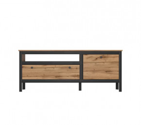 LOFT тумба RTV1D1S (Дуб вотан/Черный) в Нефтеюганске - nefteyugansk.mebel-tymen.ru | фото