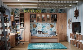 Модульная детская Nature в Нефтеюганске - nefteyugansk.mebel-tymen.ru | фото