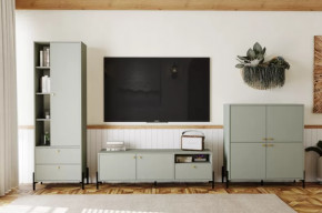 Модульная гостиная Нуар в Нефтеюганске - nefteyugansk.mebel-tymen.ru | фото