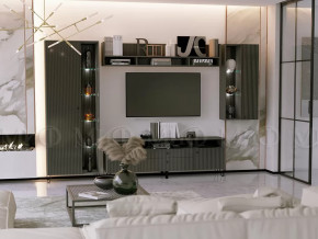 Модульная гостиная Оливия Графит Софт в Нефтеюганске - nefteyugansk.mebel-tymen.ru | фото