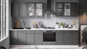 Модульная кухня «Белладжио» Белый, Софт графит в Нефтеюганске - nefteyugansk.mebel-tymen.ru | фото