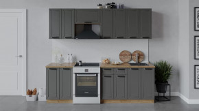 Модульная кухня «Лорас» Дуб крафт золотой/Холст вулкан в Нефтеюганске - nefteyugansk.mebel-tymen.ru | фото