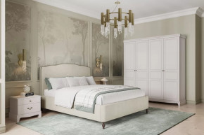 Модульная спальня Лорето Персидский жемчуг/Лак Льняной в Нефтеюганске - nefteyugansk.mebel-tymen.ru | фото