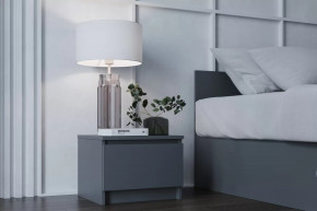 МОРИ ТПМ400.1 Тумба прикроватная (ш404*г350*в300мм), ЛДСП Графит (МП) в Нефтеюганске - nefteyugansk.mebel-tymen.ru | фото