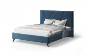 Мягкая кровать Мила, 1200*2000 мм, синий в Нефтеюганске - nefteyugansk.mebel-tymen.ru | фото