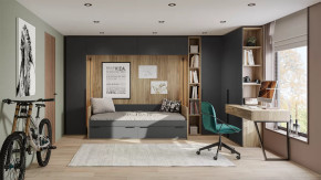 Набор детской мебели «Порто» №2 Яблоня Беллуно, Графит софт в Нефтеюганске - nefteyugansk.mebel-tymen.ru | фото