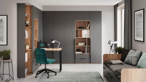 Набор детской мебели «Порто» №8 Яблоня Беллуно, Графит софт в Нефтеюганске - nefteyugansk.mebel-tymen.ru | фото