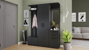 Набор мебели для прихожей «Витра» Тип 2 Антрацит в Нефтеюганске - nefteyugansk.mebel-tymen.ru | фото