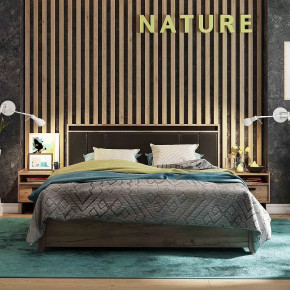 Nature 306 Кровать Люкс 1800 в Нефтеюганске - nefteyugansk.mebel-tymen.ru | фото