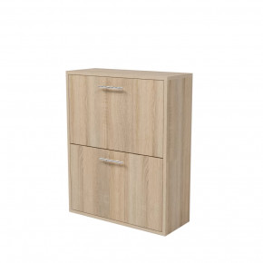 Обувница 2 секции дуб сонома Герда в Нефтеюганске - nefteyugansk.mebel-tymen.ru | фото