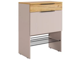 Обувница Баско кашемир/дуб крафт золотой в Нефтеюганске - nefteyugansk.mebel-tymen.ru | фото