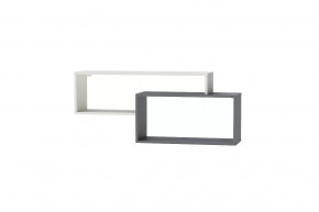 Полка Клео Пл-1, 1150 мм, графит, миндаль Диал в Нефтеюганске - nefteyugansk.mebel-tymen.ru | фото