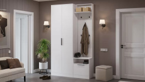 Прихожая «Агата» №2 Белый в Нефтеюганске - nefteyugansk.mebel-tymen.ru | фото