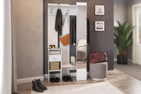 Прихожая Агата белый рамух в Нефтеюганске - nefteyugansk.mebel-tymen.ru | фото