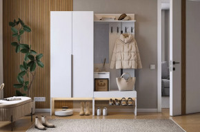 Прихожая Баско К1 белое дерево в Нефтеюганске - nefteyugansk.mebel-tymen.ru | фото