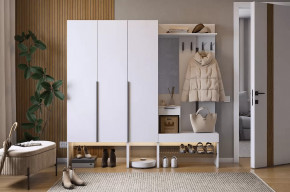 Прихожая Баско К11 белое дерево в Нефтеюганске - nefteyugansk.mebel-tymen.ru | фото