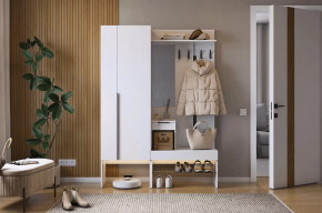 Прихожая Баско К2 белое дерево в Нефтеюганске - nefteyugansk.mebel-tymen.ru | фото